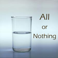 The 'all or nothing' approach to diet and lifestyle