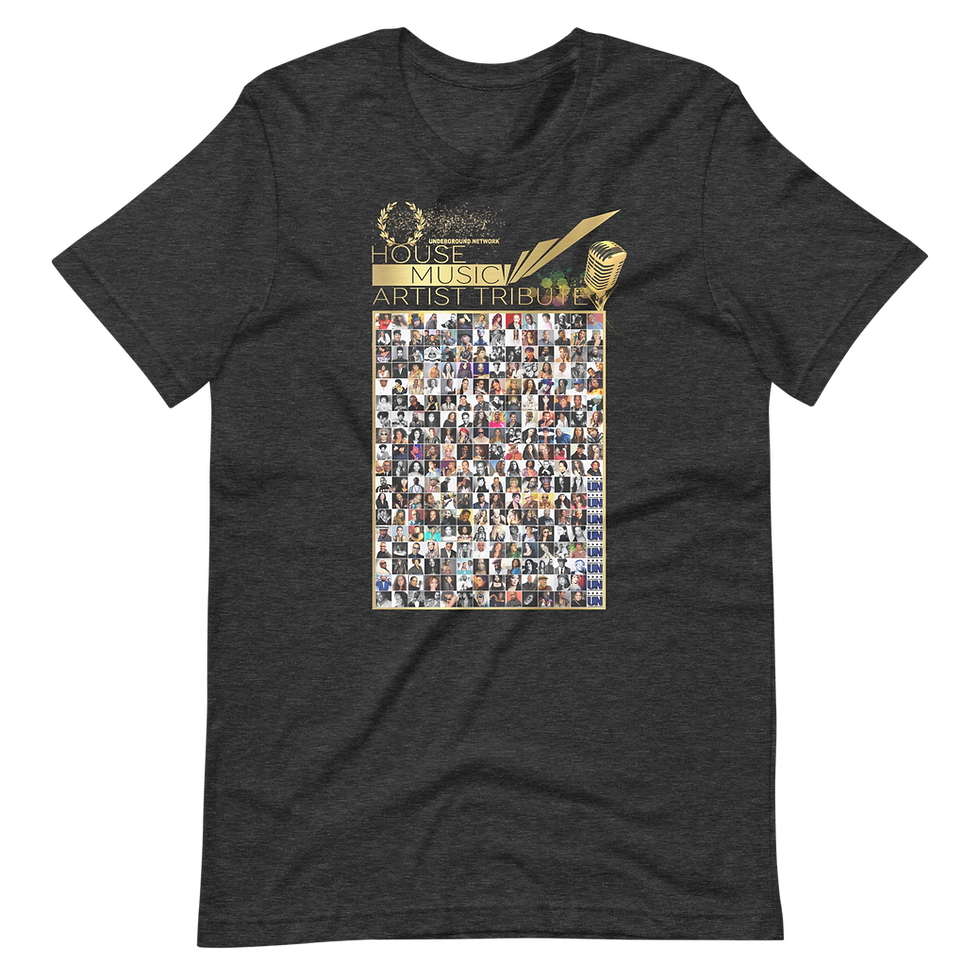 Thumbnail: Underground Network House Artist Short-Sleeve Unisex T-Shirt (2 Sided)
