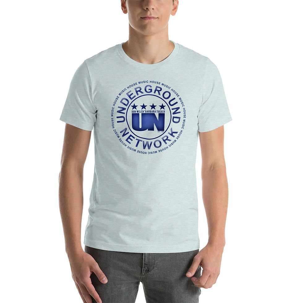 Thumbnail: UN Circle Logo Blue Short-Sleeve Unisex T-Shirt 