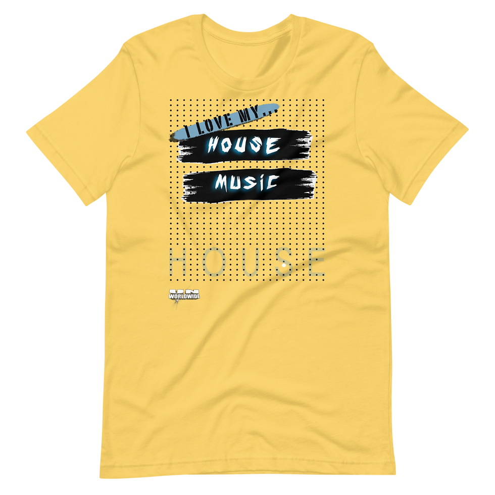 Thumbnail: UN "I Love House Music" Short-Sleeve Unisex T-Shirt