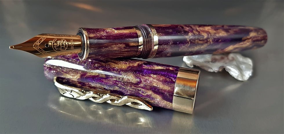 Thumbnail: Custom Pen "Merlin" - Garcia -Deschacht - Luxury Pens