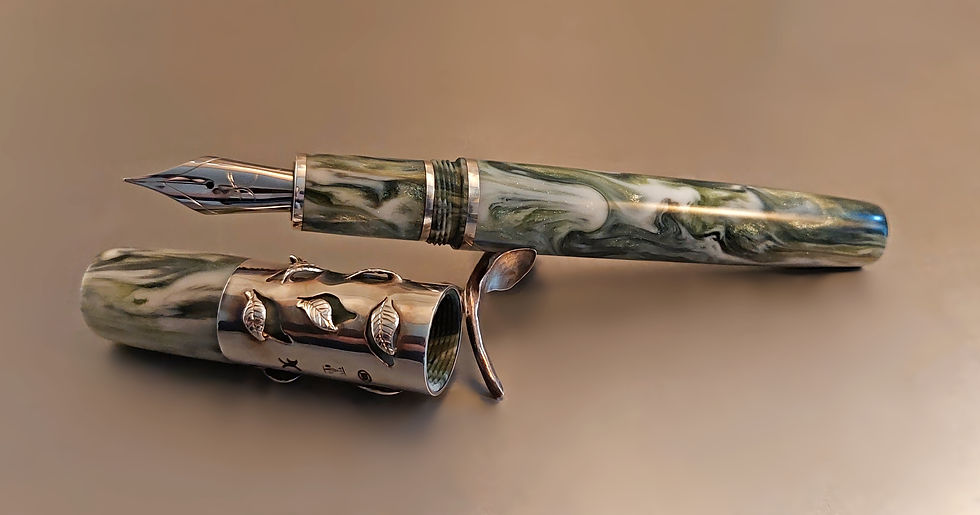 Thumbnail: CUSTOM PEN "SAVIA" - 2023  GARCIA DESCHACHT - EXCLUSIVE PENS
