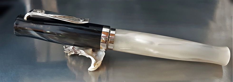 Thumbnail: Custom Pen "Yin & Yang" - Garcia -Deschacht - Luxury Pens