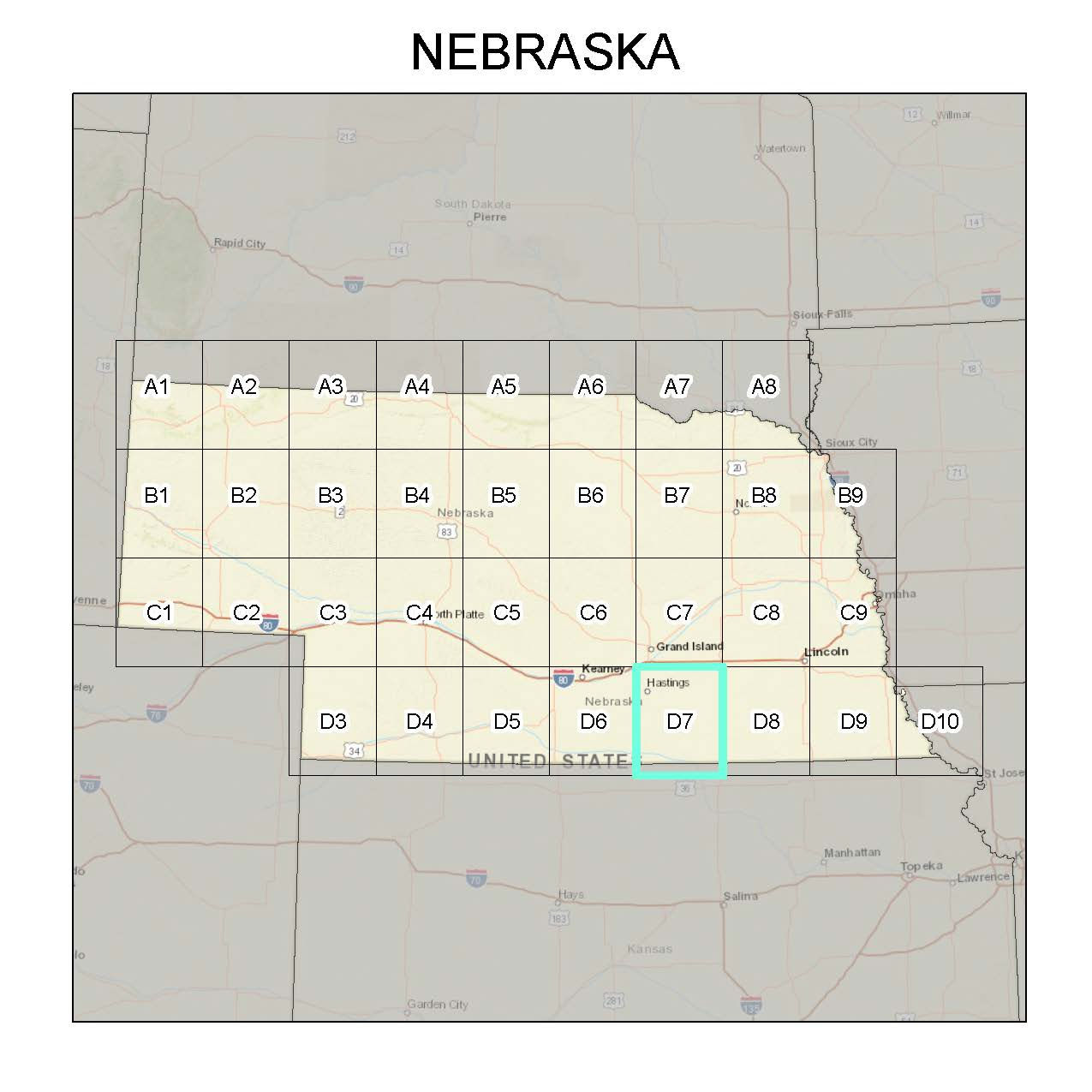 Mushroom Habitat Suitability Model on 1:24000 Topographic Map (NE D7)