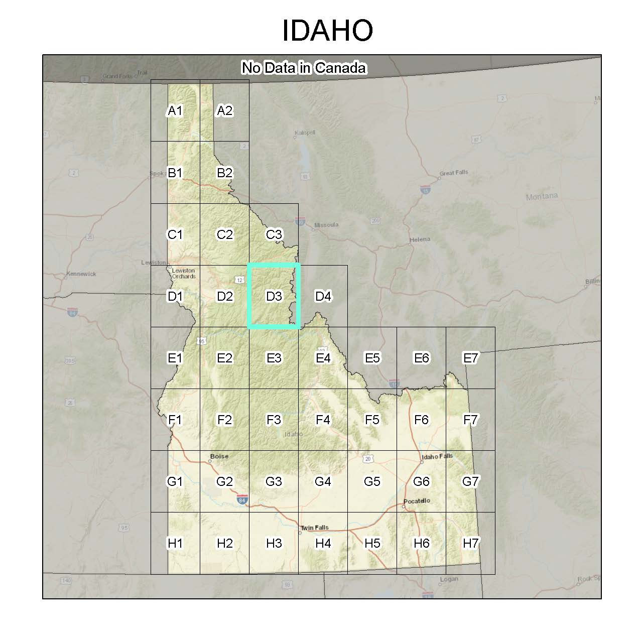 Mushroom Habitat Suitability Model on 1:24000 Topographic Map (ID D3)