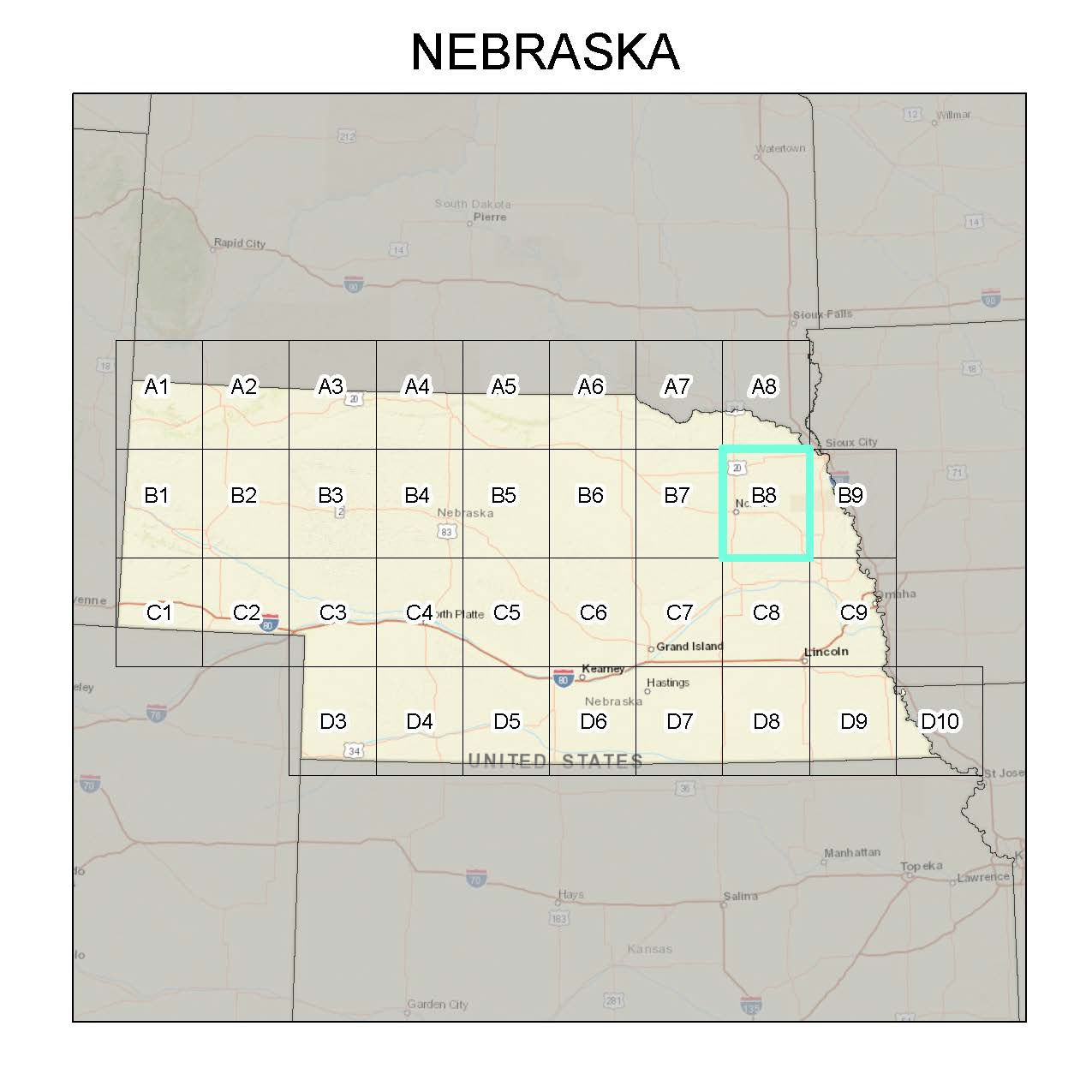 Mushroom Habitat Suitability Model on 1:24000 Topographic Map (NE B8)