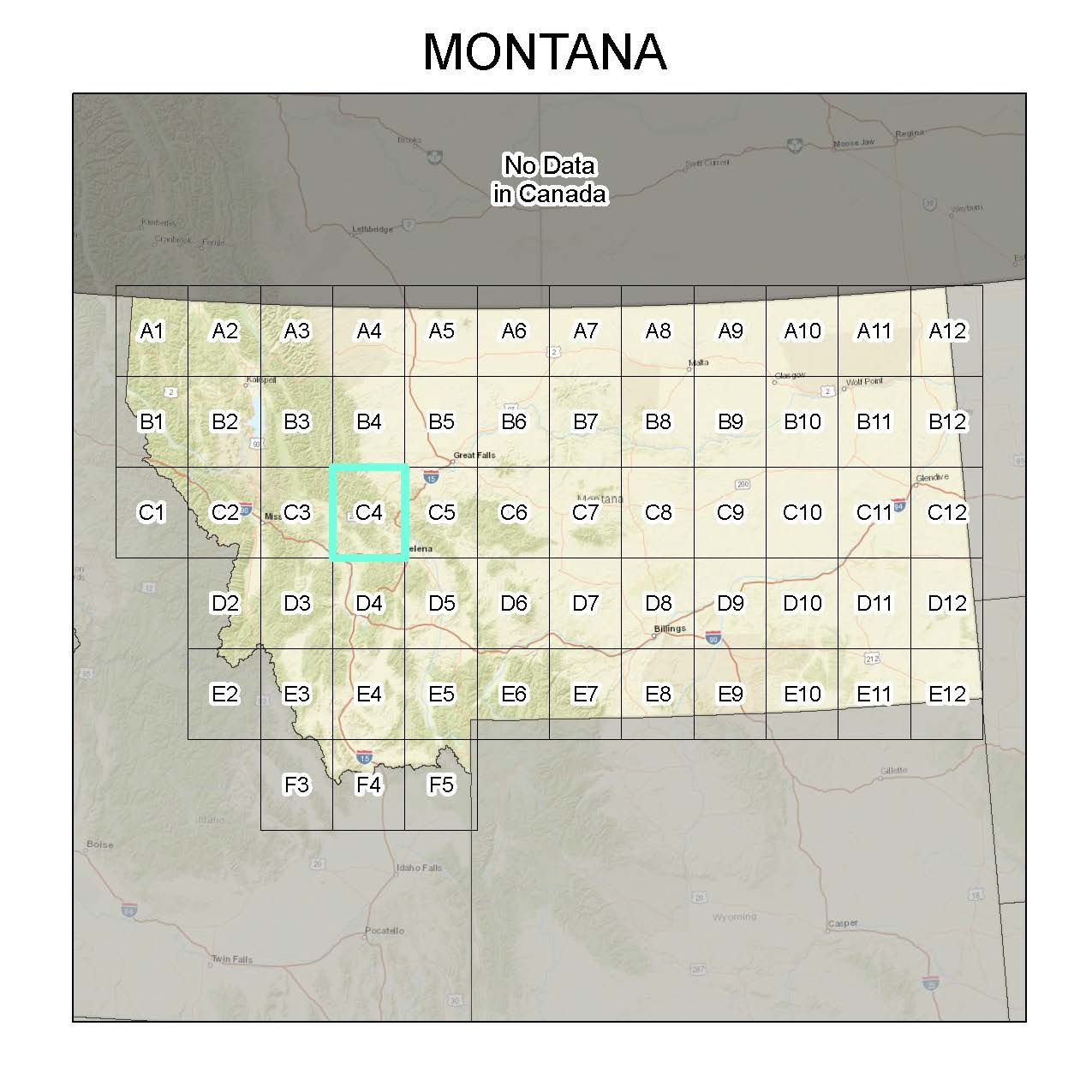 Mushroom Habitat Suitability Model on 1:24000 Topographic Map (MT C4)