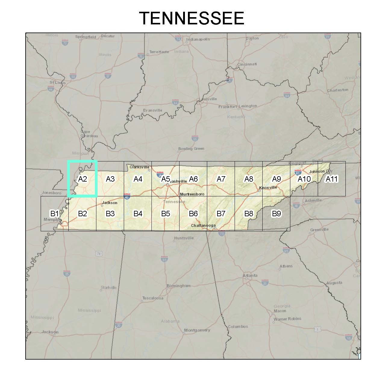 Mushroom Habitat Suitability Model on 1:24000 Topographic Map (TN A2)