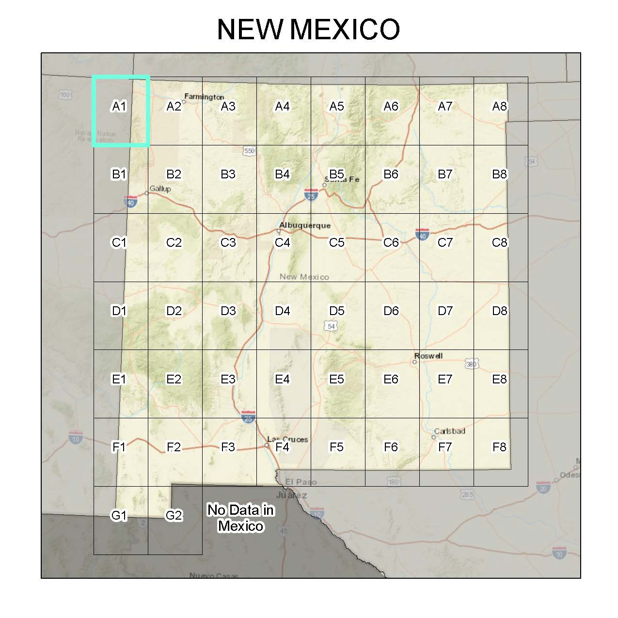 Mushroom Habitat Suitability Model on 1:24000 Topographic Map (NM A1)