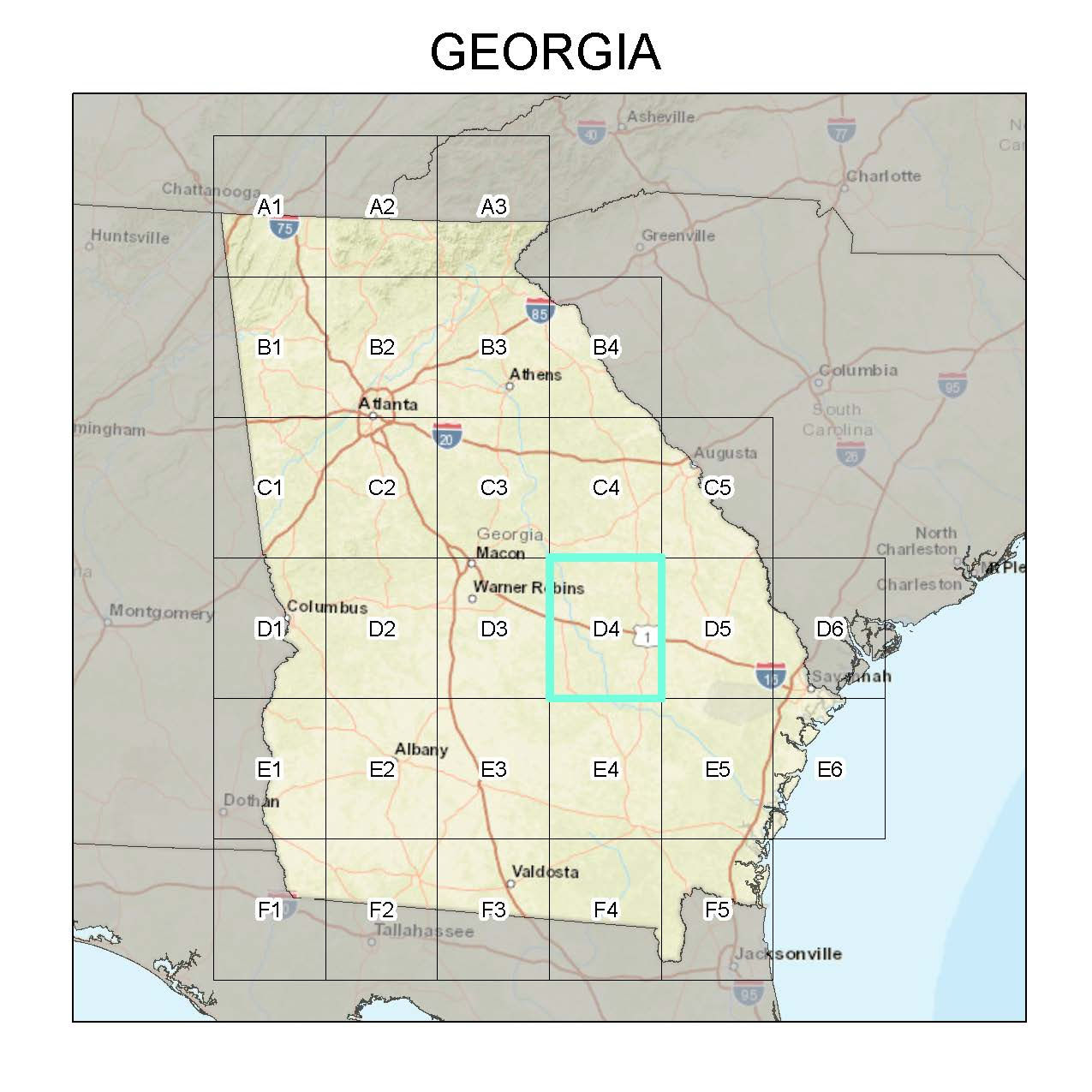 Mushroom Habitat Suitability Model on 1:24000 Topographic Map (GA D4)