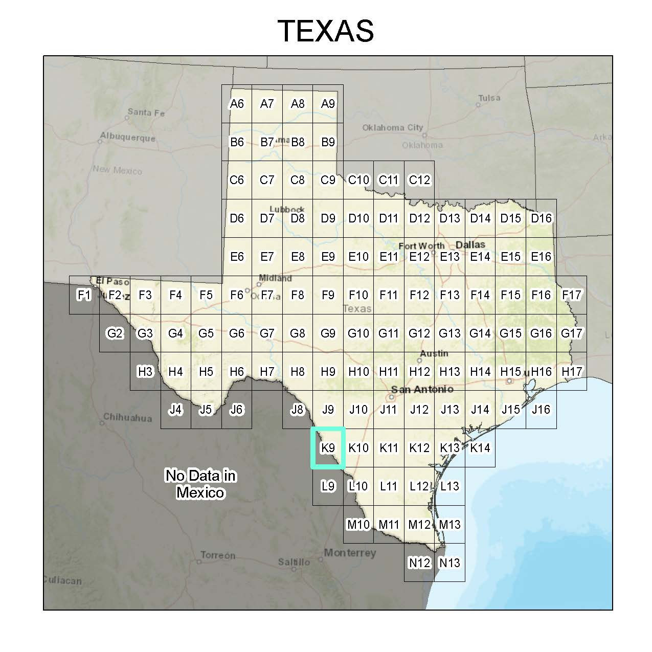 Mushroom Habitat Suitability Model on 1:24000 Topographic Map (TX K9)
