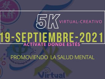 La Asociación de Psicología de Puerto Rico celebra su 6to 5K Promoviendo la Salud Mental (Virtual)
