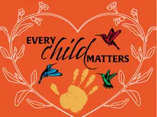 Orange Shirt Day--because every child matters.