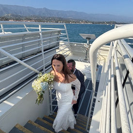 Santa Barbara wedding venue, affordable wedding venue Santa Barbara, unique wedding venue santa Barbara, married on the water, tie the knot on a yacht, Santa Barbara courthouse weddings