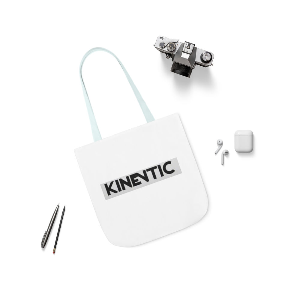 Thumbnail: Kinetic Canvas Tote Bag, 5-Color Straps