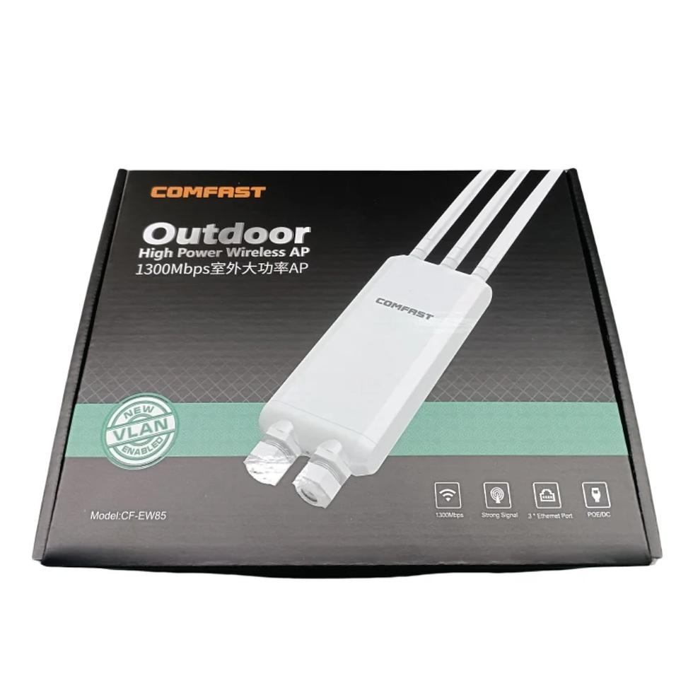 Point d’accès WiFi extérieur COMFAST CF-EW85 1300 Mbps avec grande portée