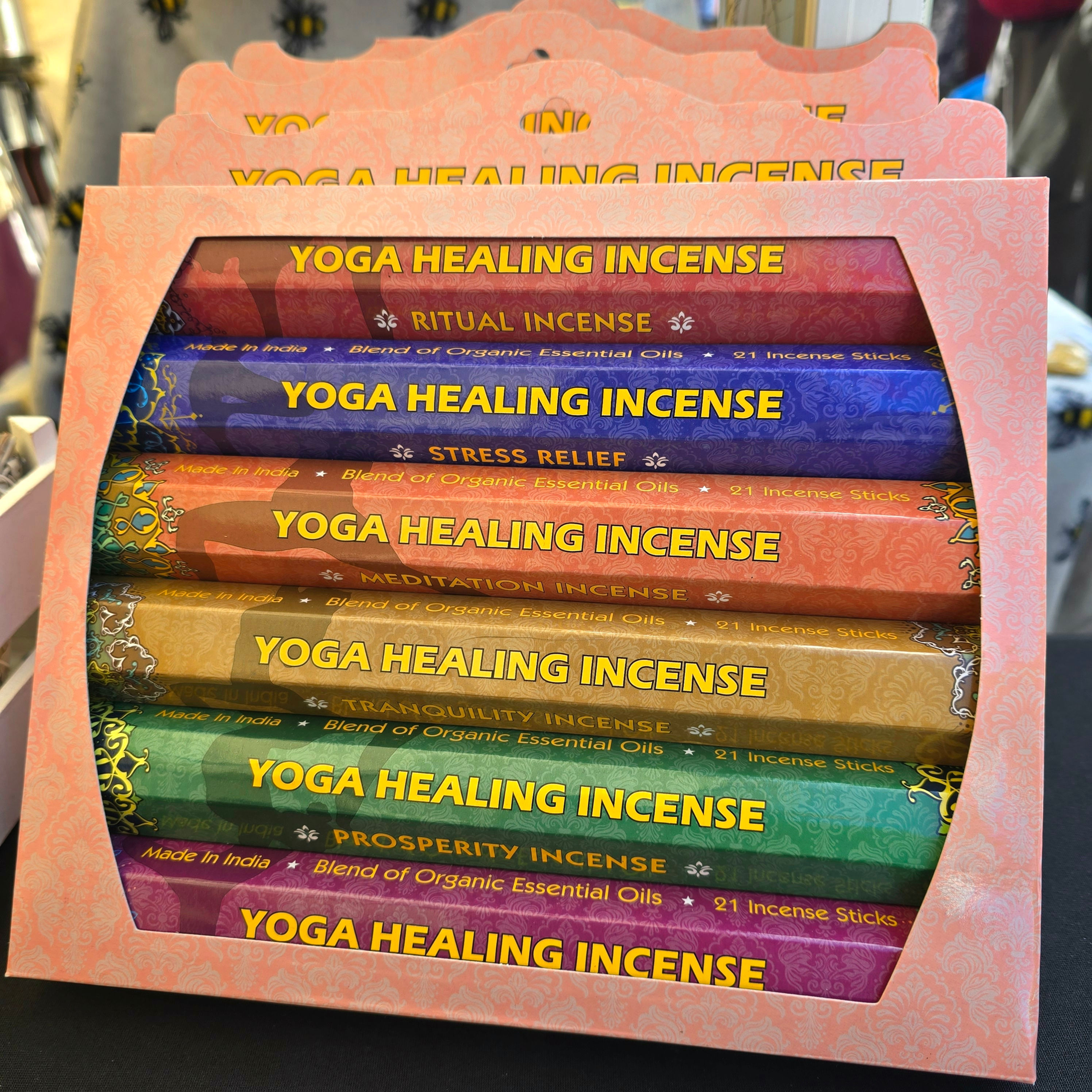 Yoga healing incense gift pack
