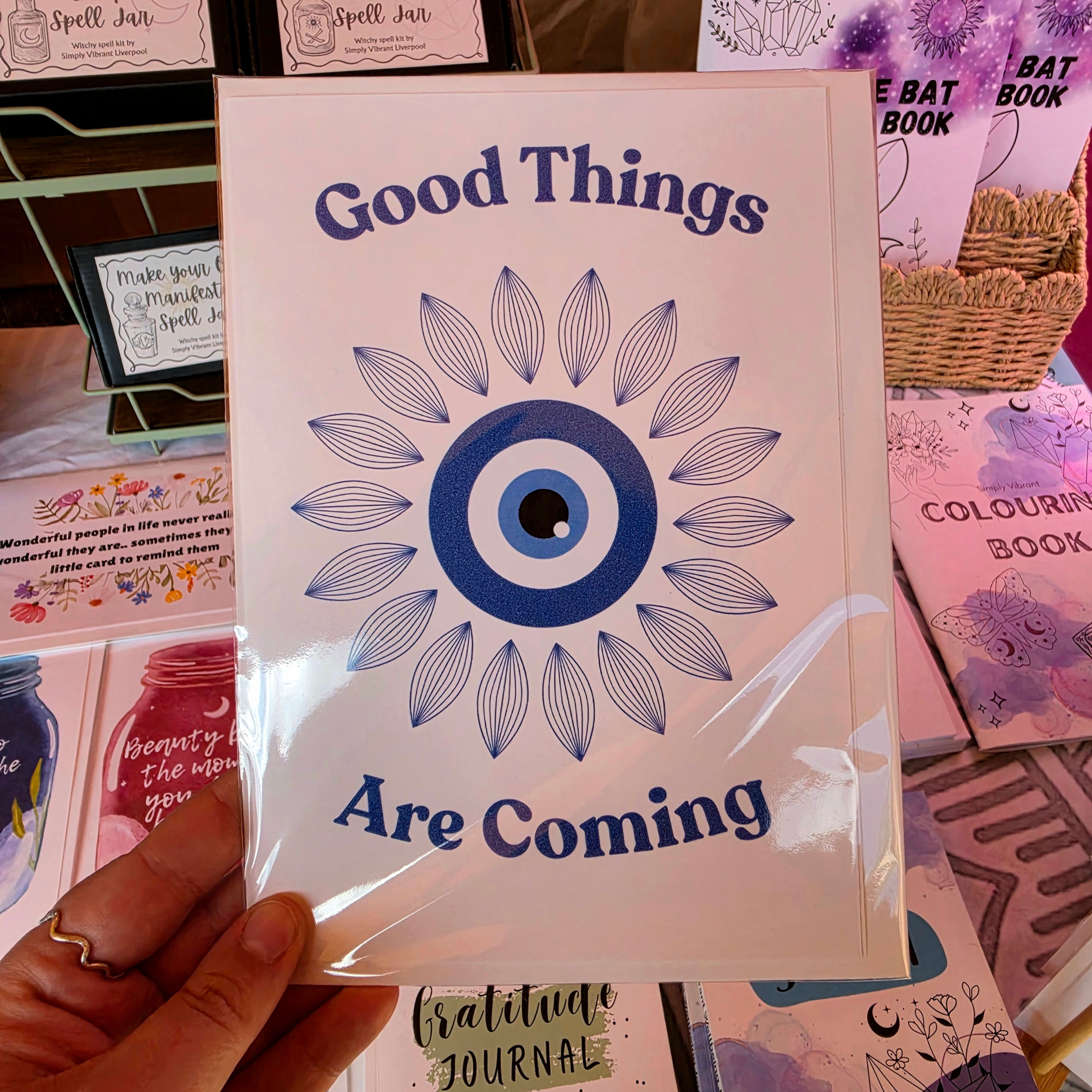 Evil Eye greeting card