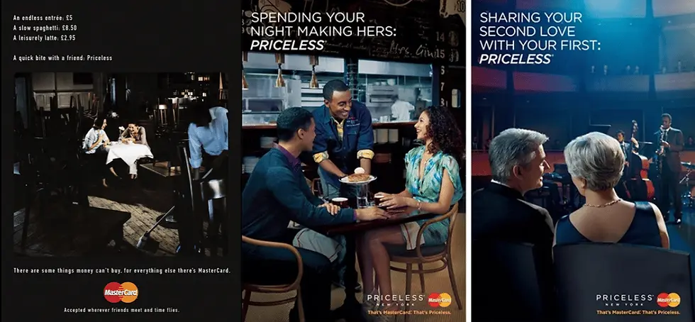 Mastercard Priceless ad