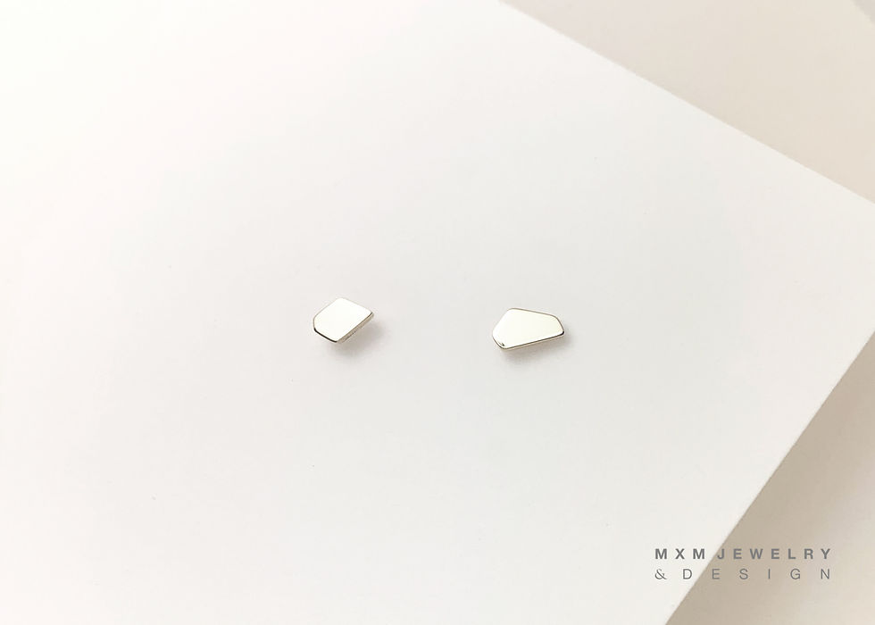 Thumbnail: Abstract Geometric Stud Earrings