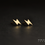 Thumbnail: Gold / Lightning Bolt Stud Earrings