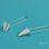 Thumbnail: Handfolded Paper Airplane Earrings / Long Post