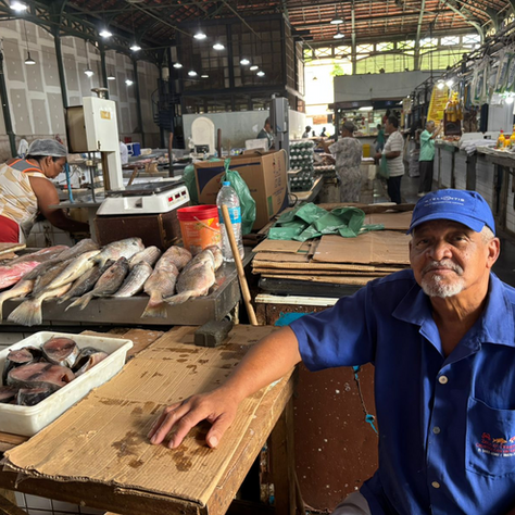 Setor de peixes do Mercado de São José se prepara para a Páscoa 