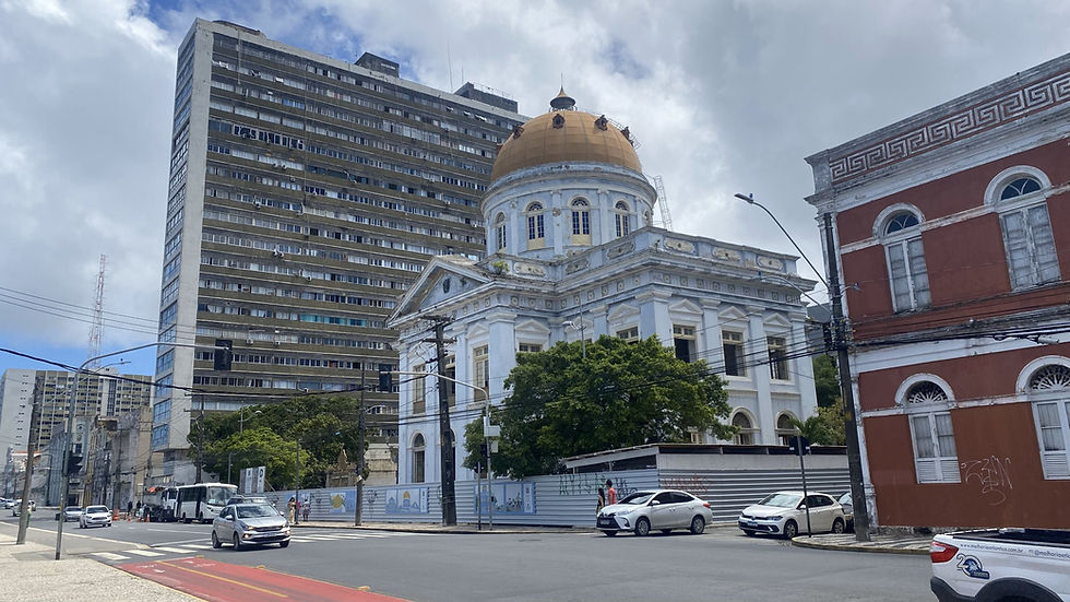 Por trás da R. da União, via de acesso à Alepe, está a R. da Aurora, onde será a concentração do evento.