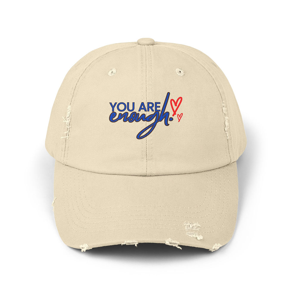 Thumbnail: You Are Enough Distressed Cap 