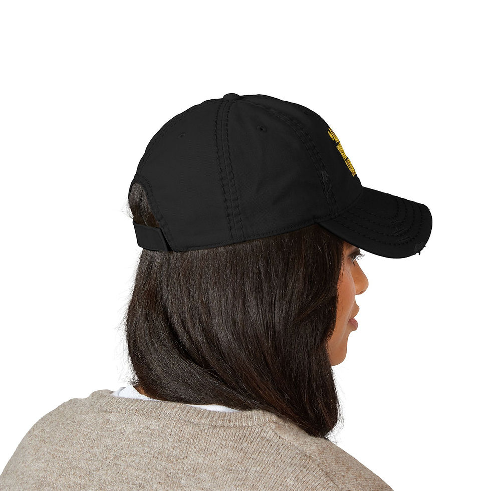 Thumbnail: Make Your Own Sunshine Embroidered Dad Hat Distressed Baseball Cap