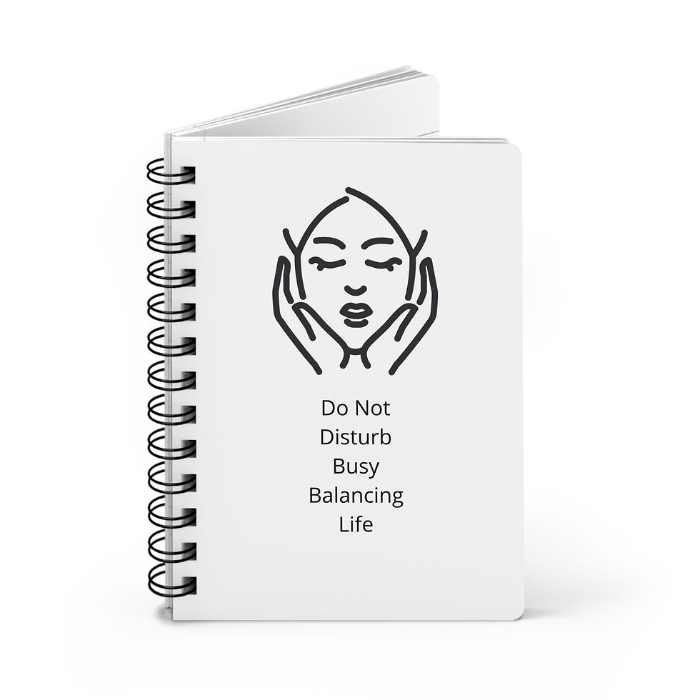 Thumbnail: Balancing Inspirational Spiral Bound Journal