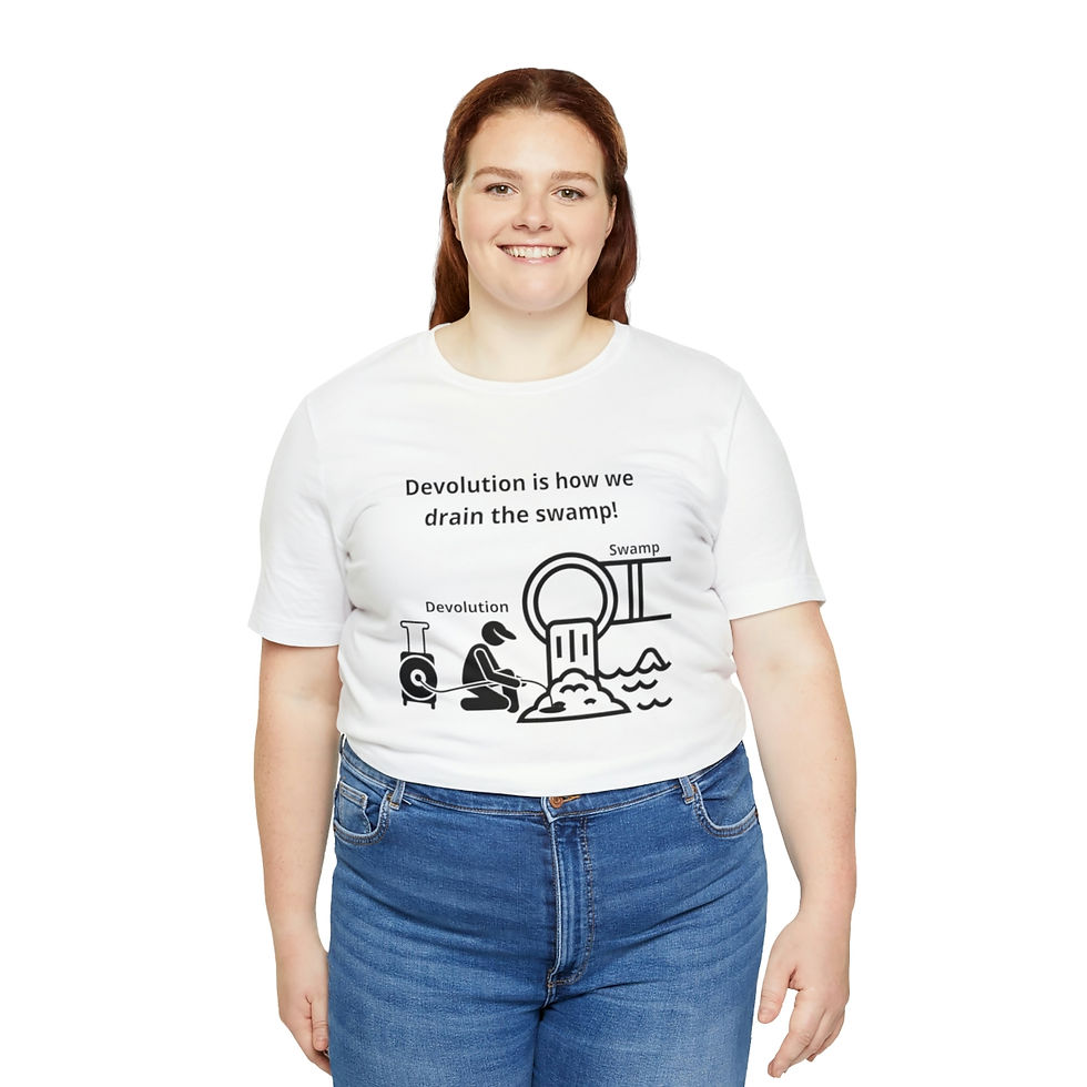 Thumbnail: Drain The Swamp Unisex Jersey Short Sleeve T-shirt