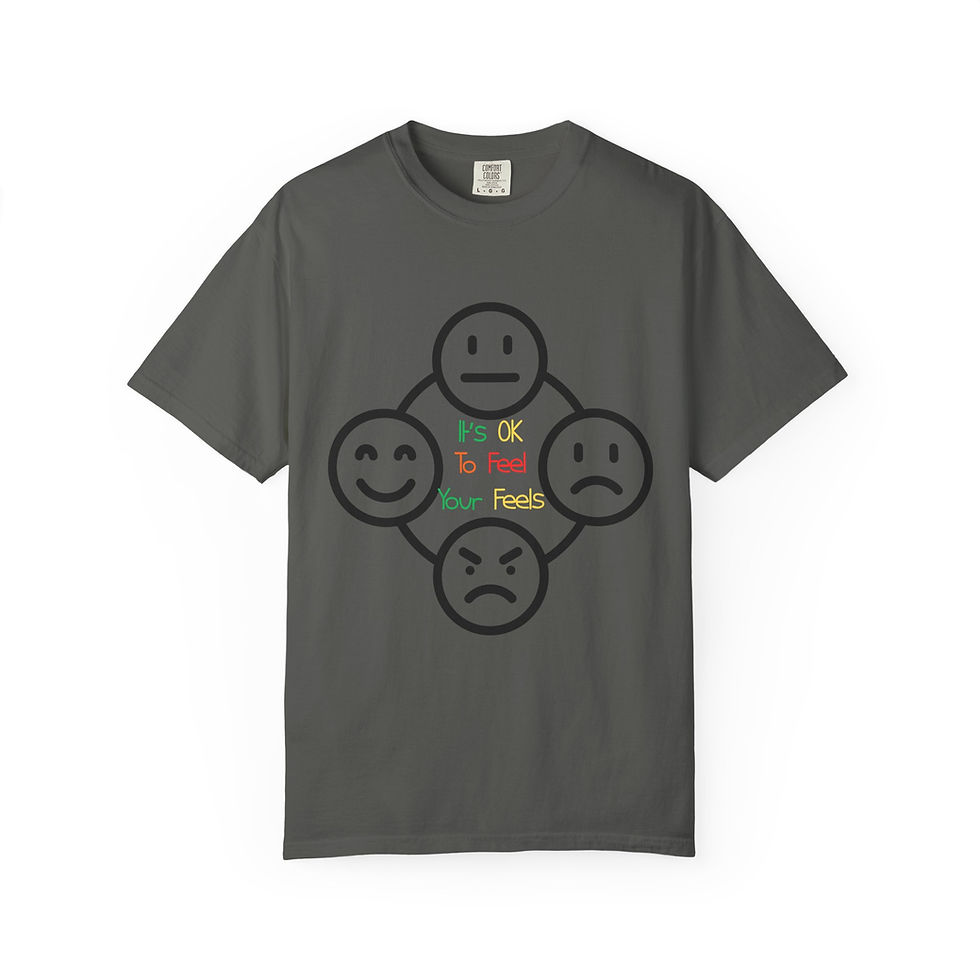 Thumbnail: It's OK to Feel Comfort Colors 1717 T-Shirt
