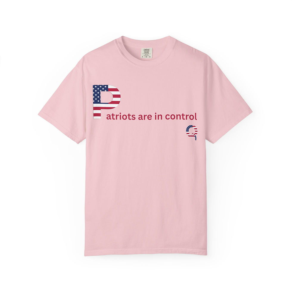 Thumbnail: Patriots Are In Control Comfort Colors 1717 T-Shirt