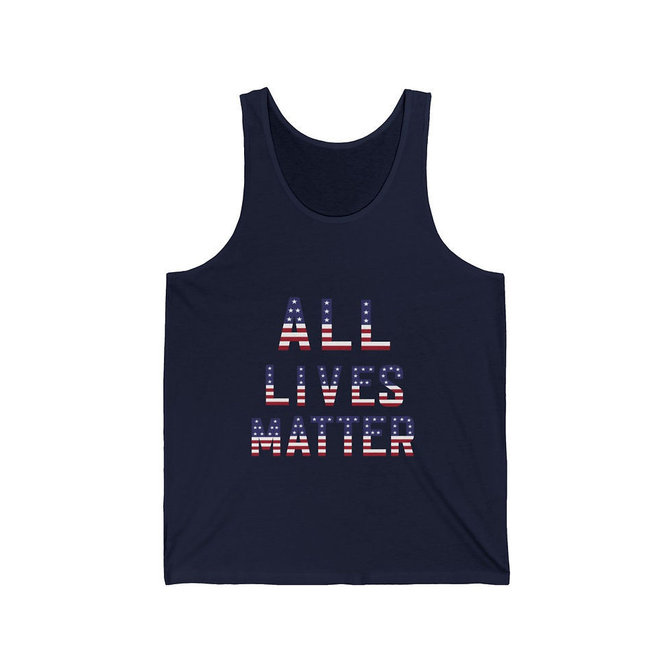 Thumbnail: All Lives Matter Unisex Jersey Tank