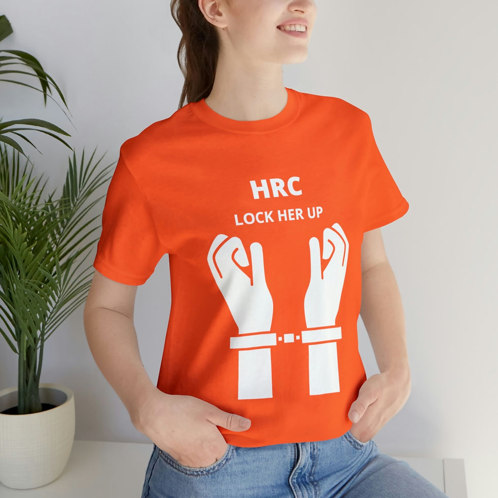 Thumbnail: HRC Lock Her Up Unisex Jersey Short Sleeve T-Shirt