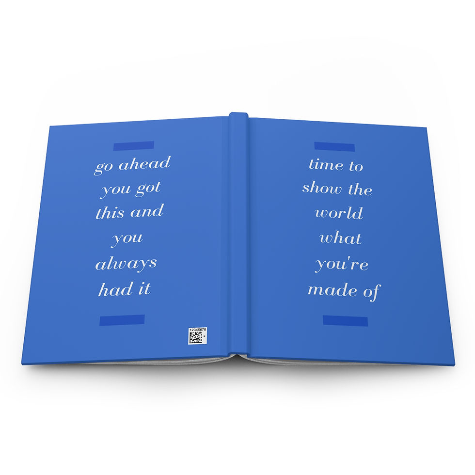 Thumbnail: Time To Show The World Hardcover Inspirational Journal