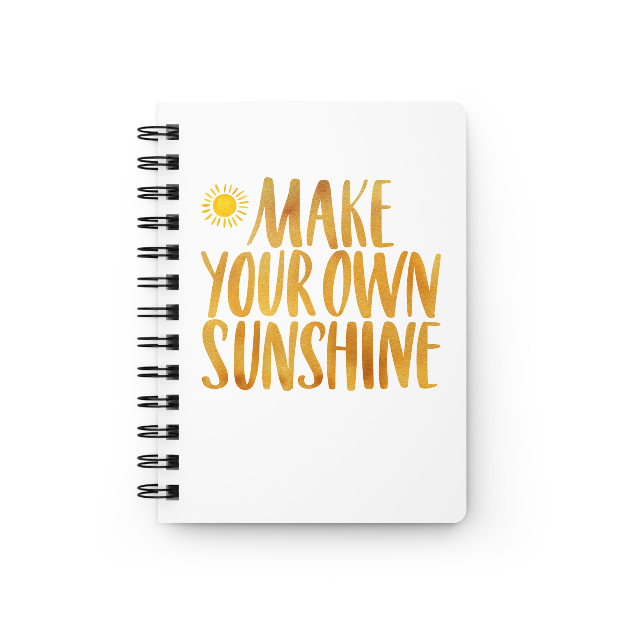 Make Your Own Sunshine Spiral Journal