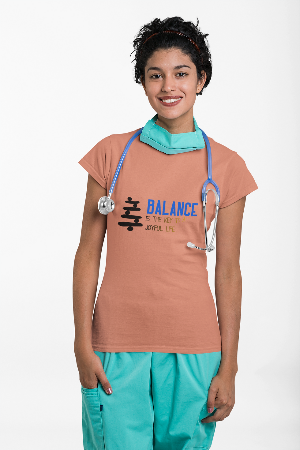 Thumbnail: Balance Is the Key To Joyful Life Comfort Colors 1717 T-Shirt