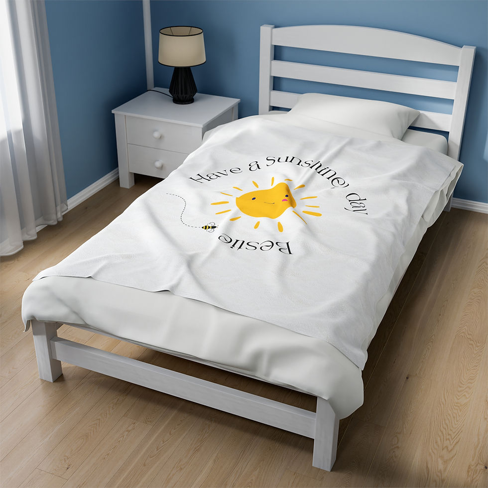 Thumbnail: Sunshiney Day Velveteen Plush Blanket