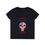 Thumbnail: Devolution Stars and Skulls Women's Jersey Short Sleeve V-Neck T-Shirt