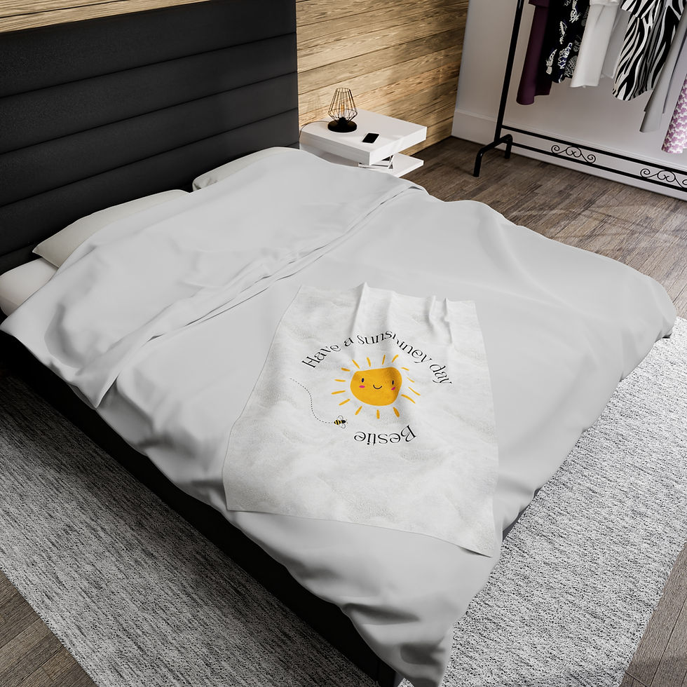 Thumbnail: Sunshiney Day Velveteen Plush Blanket