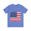Thumbnail: Q Never Quit American Flag Unisex Jersey Short Sleeve T-shirt