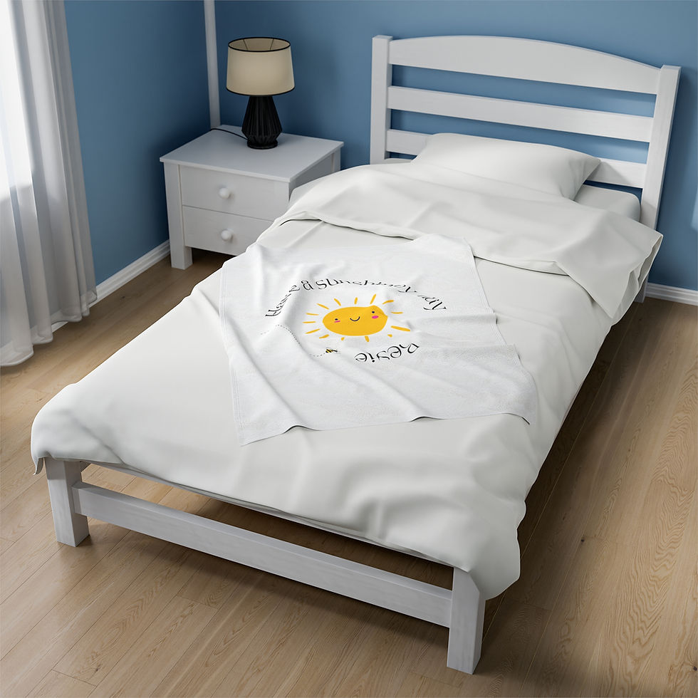 Thumbnail: Sunshiney Day Velveteen Plush Blanket