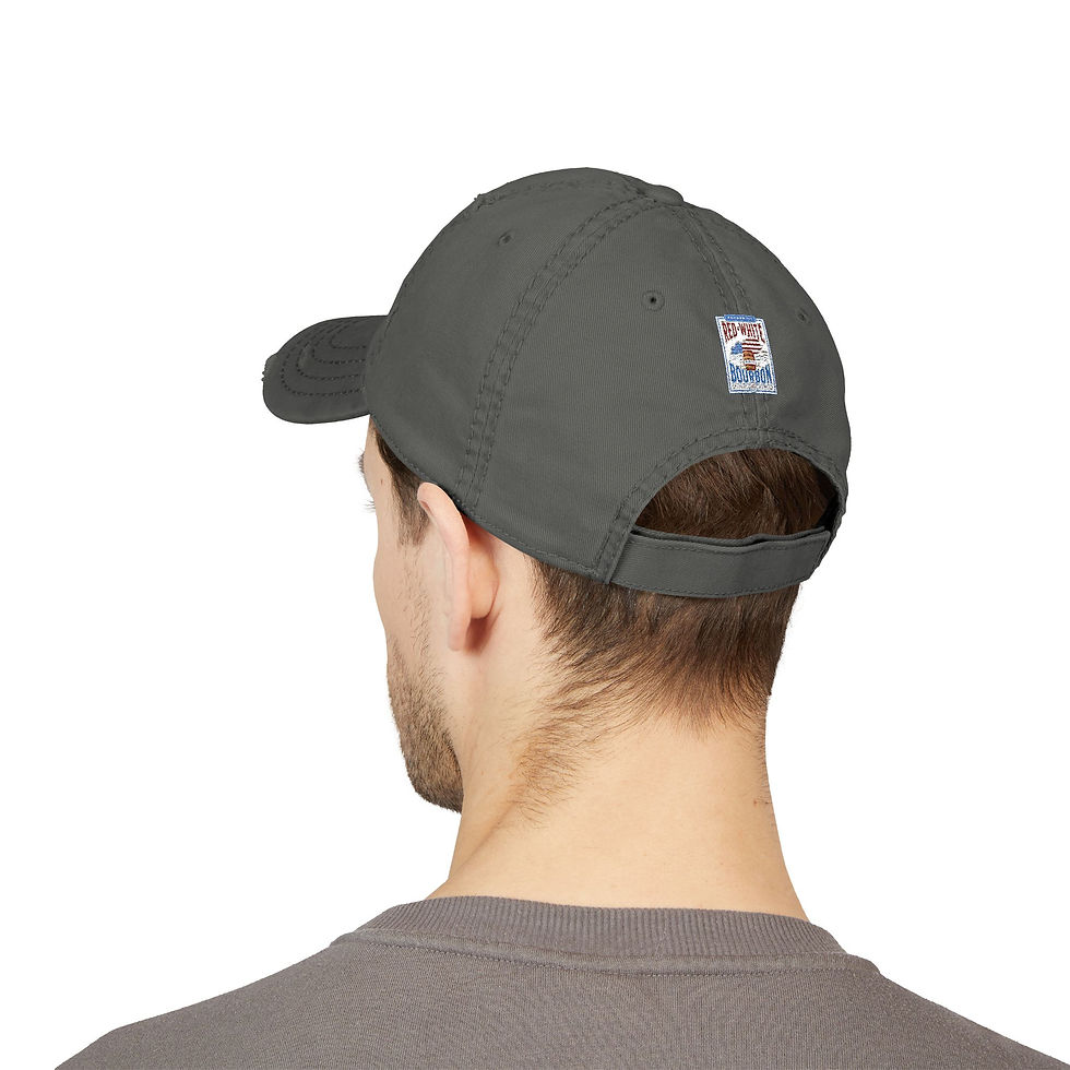 Thumbnail: Q Patriotic Flag Logo Distressed Embroidered Dad Hat 