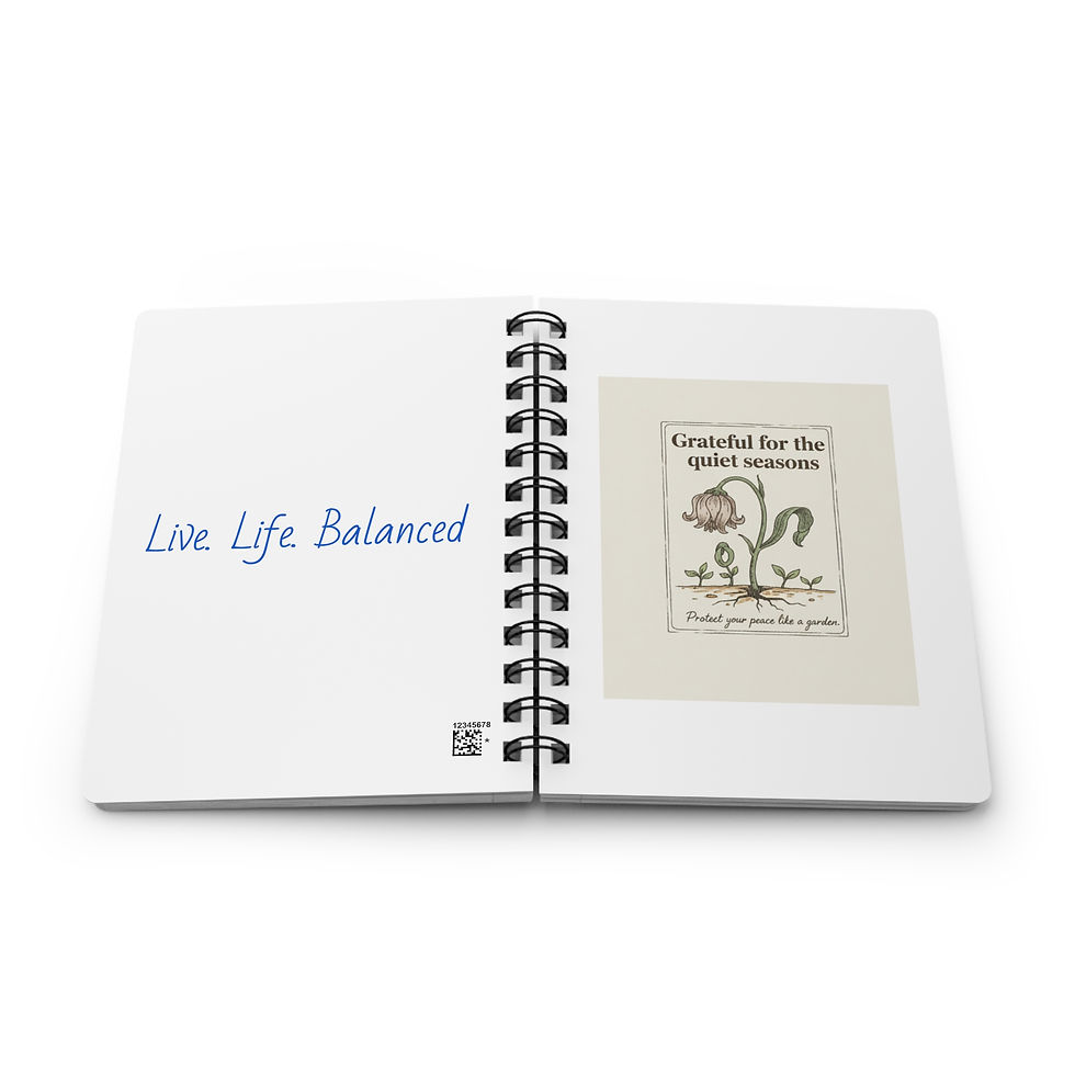 Thumbnail: Grateful for the Quiet Seasons Spiral Bound Journal 