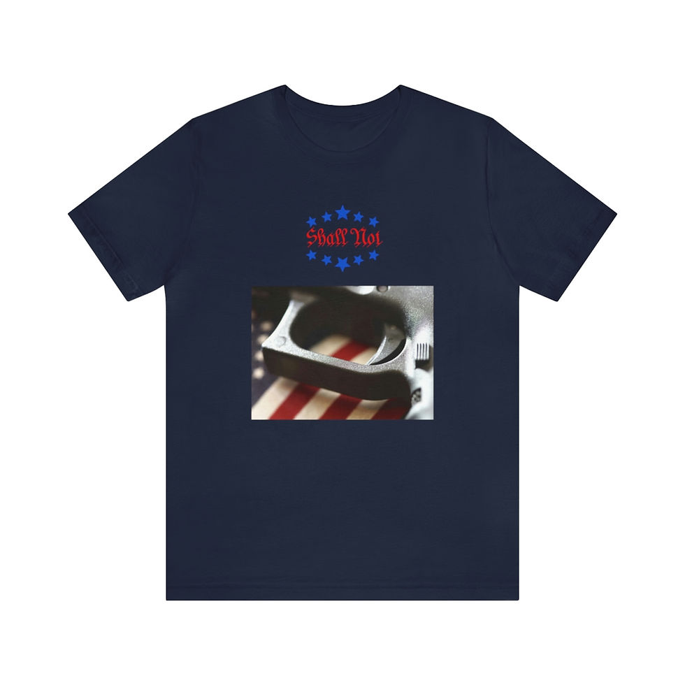 Thumbnail: Second Amendment Shall Not Unisex Jersey Short Sleeve T-shirt