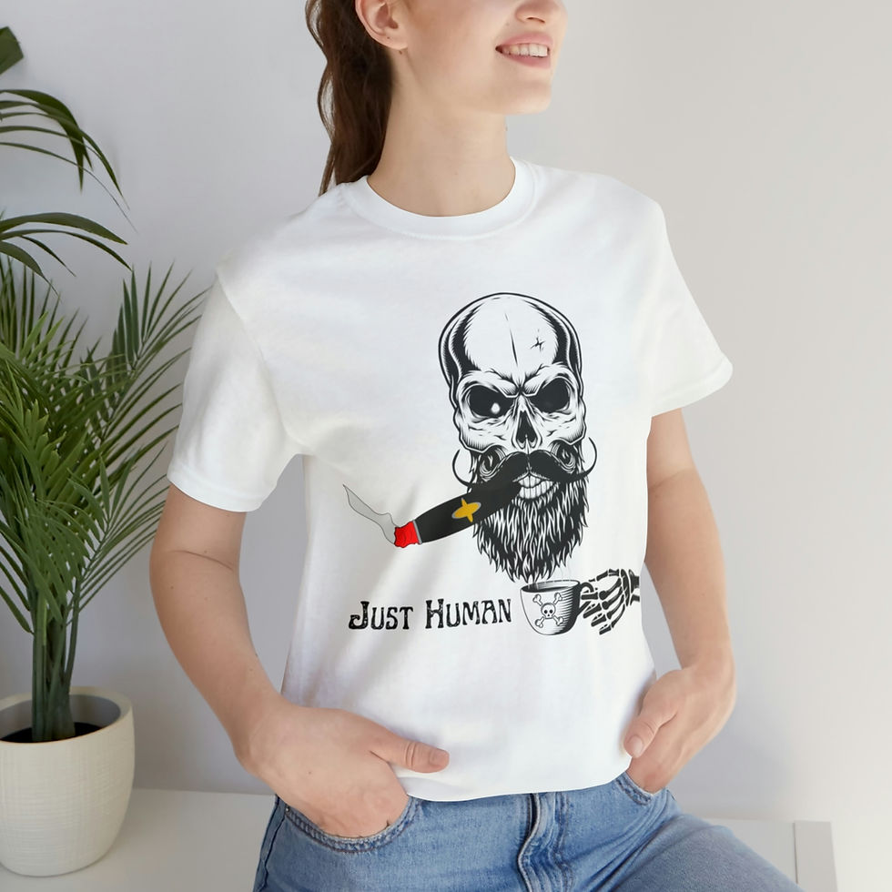 Thumbnail: Just Human Coffee Unisex Jersey Short Sleeve T-Shirt