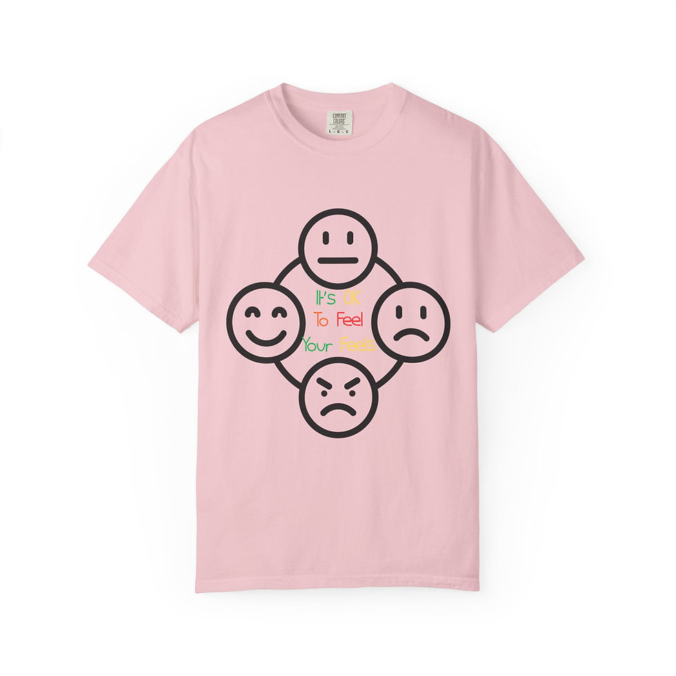 Thumbnail: It's OK to Feel Comfort Colors 1717 T-Shirt