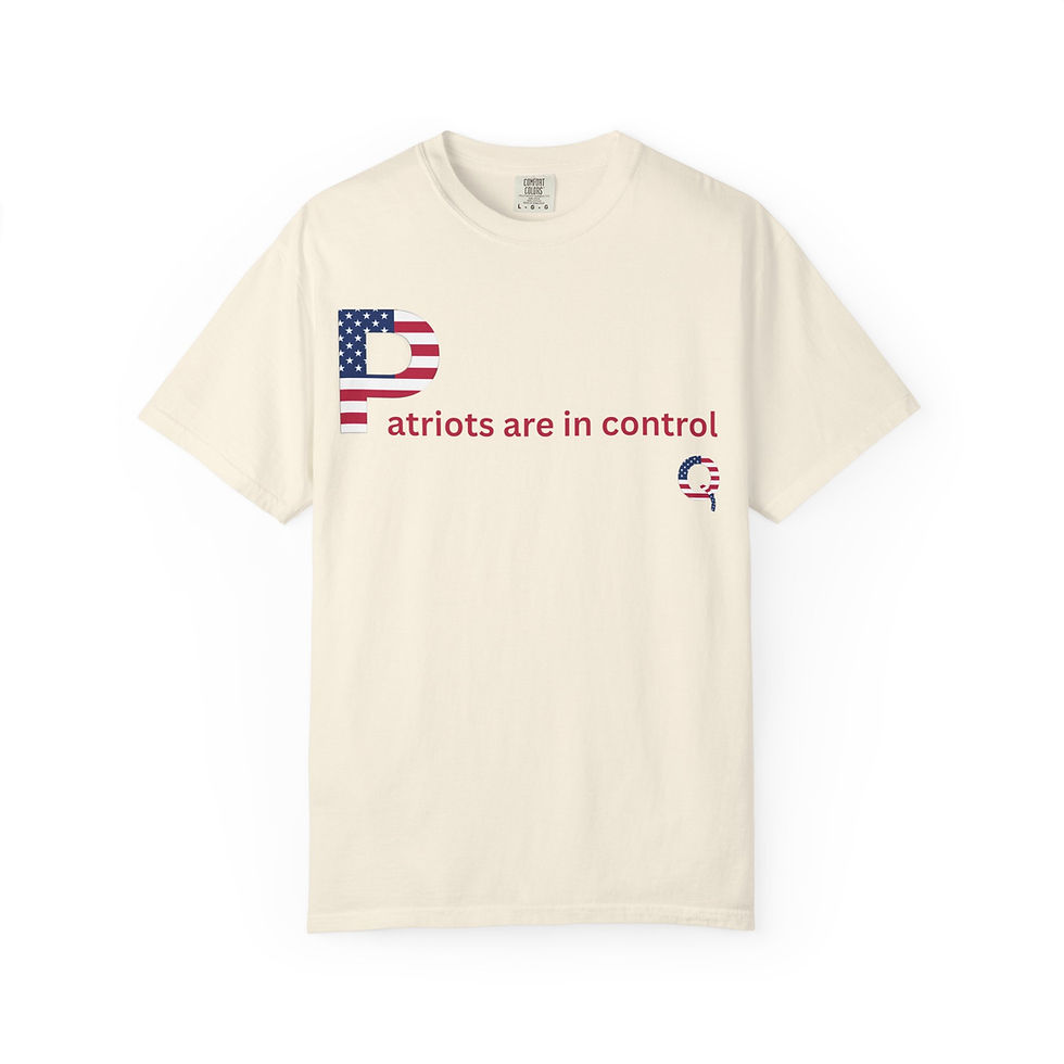 Thumbnail: Patriots Are In Control Comfort Colors 1717 T-Shirt
